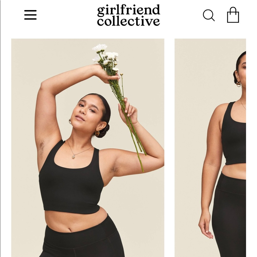 Girlfriend Collective Black Paloma Bra